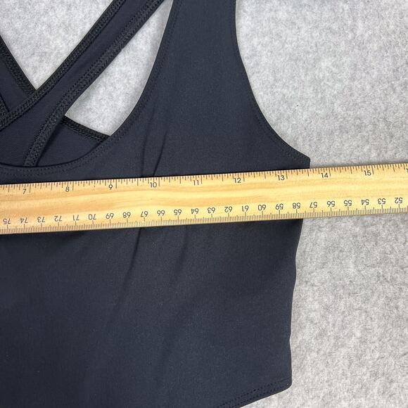 Free People Movement Black Back It Up Onesie Jumpsuit Size Medium - Picture 8 of 14